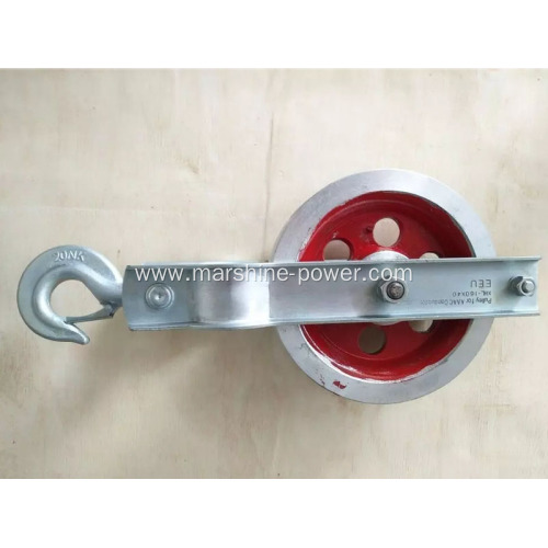 Nylon Rope Pulley Wheel Single Pulley Block